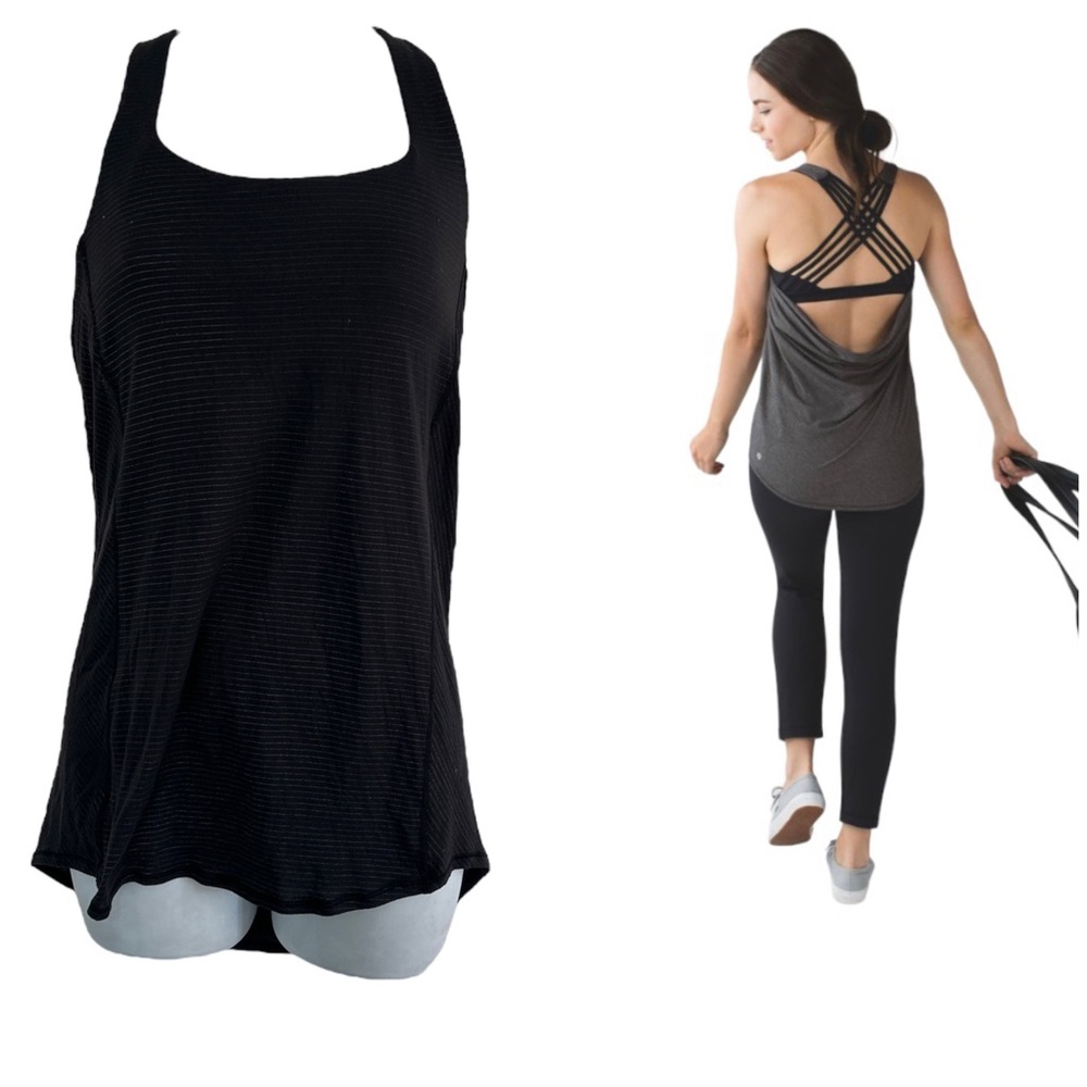 Lululemon Wild Tank with built in sport bra size 6